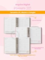 Combão Planners e Agendas 2025 (Branco Papel) - Imagem 5
