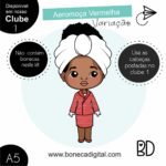 Kit Digital – Aeromoça vermelha