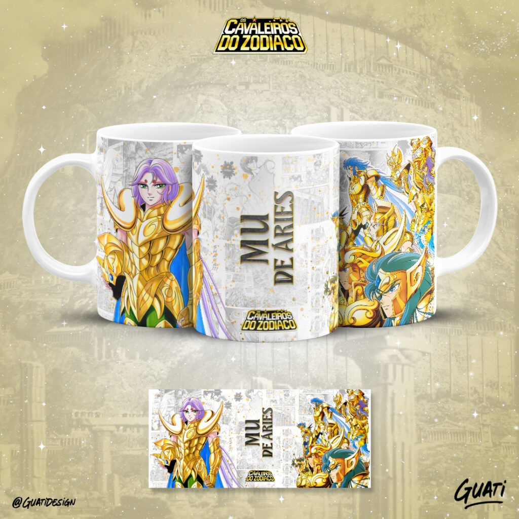 COMBO Cavaleiros do Zodíaco – Estampas Canecas (Lab51) - Imagem 10