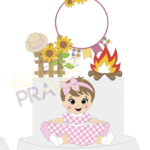 Baby Menina de Vestido Rodado - Topo de Bolo