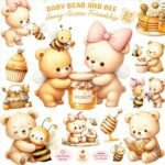 Bebê Urso e Abelha - Kit Digital