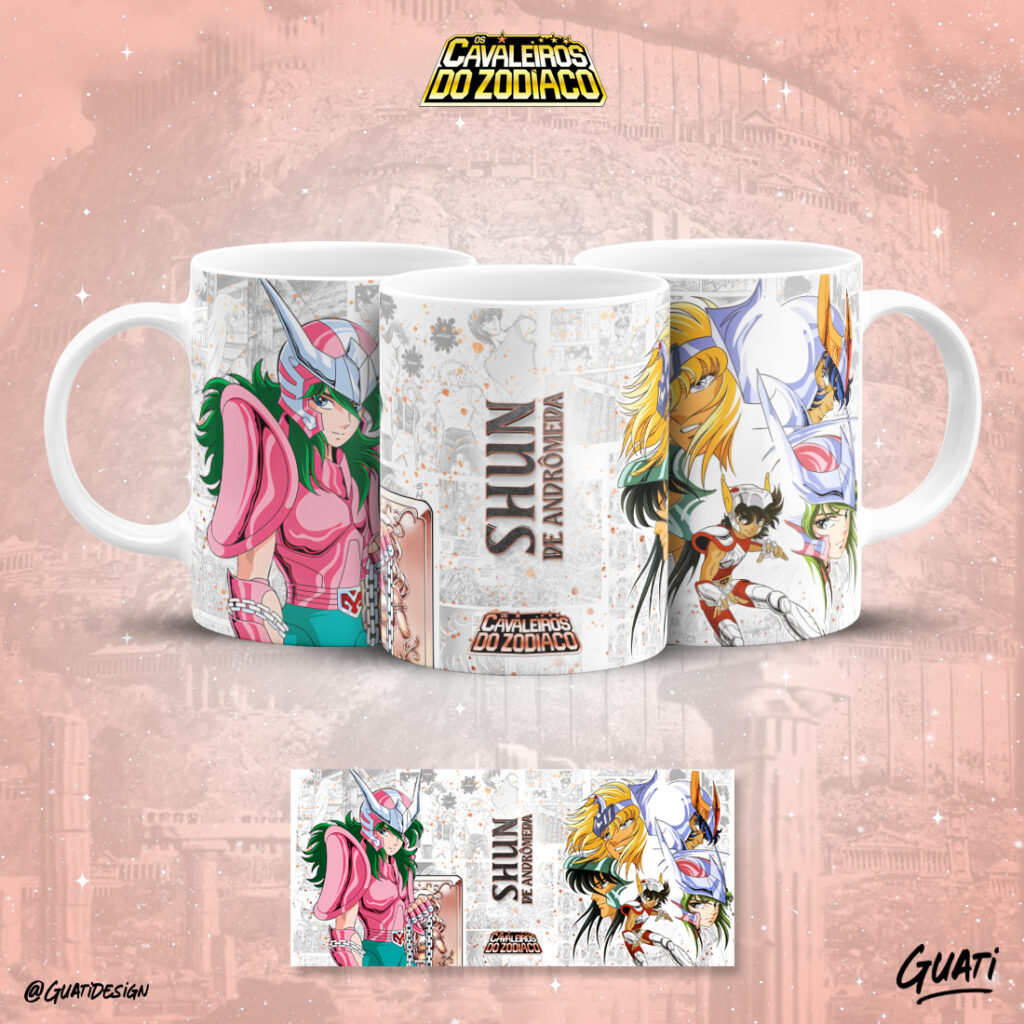 COMBO Cavaleiros do Zodíaco – Estampas Canecas (Lab51) - Imagem 3