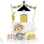 Caipira Baby com Milho - Topo de Bolo