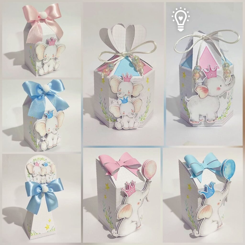Chá Revelação Elefantinho - Kit Avulso Festa - Imagem 1