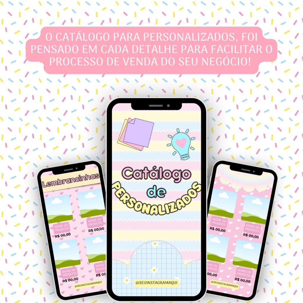 Catálogo para Personalizados - Editável no CANVA (Madi) - Imagem 1