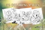 Dinossauros Cute - Livro de Colorir - Imagem 3