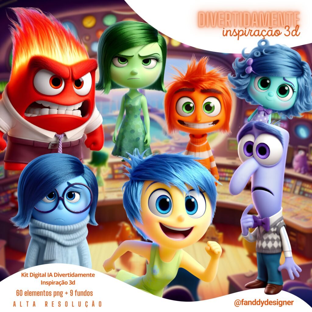 DIVERTIDAMENTE Divertidamente 3D - Kit Digital - Imagem 1