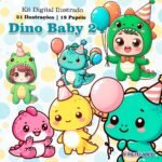 Dino Baby 2 - Kit Digital (Ilustradeb)
