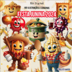 Festa Junina - Kit Digital (Ilustradeb)