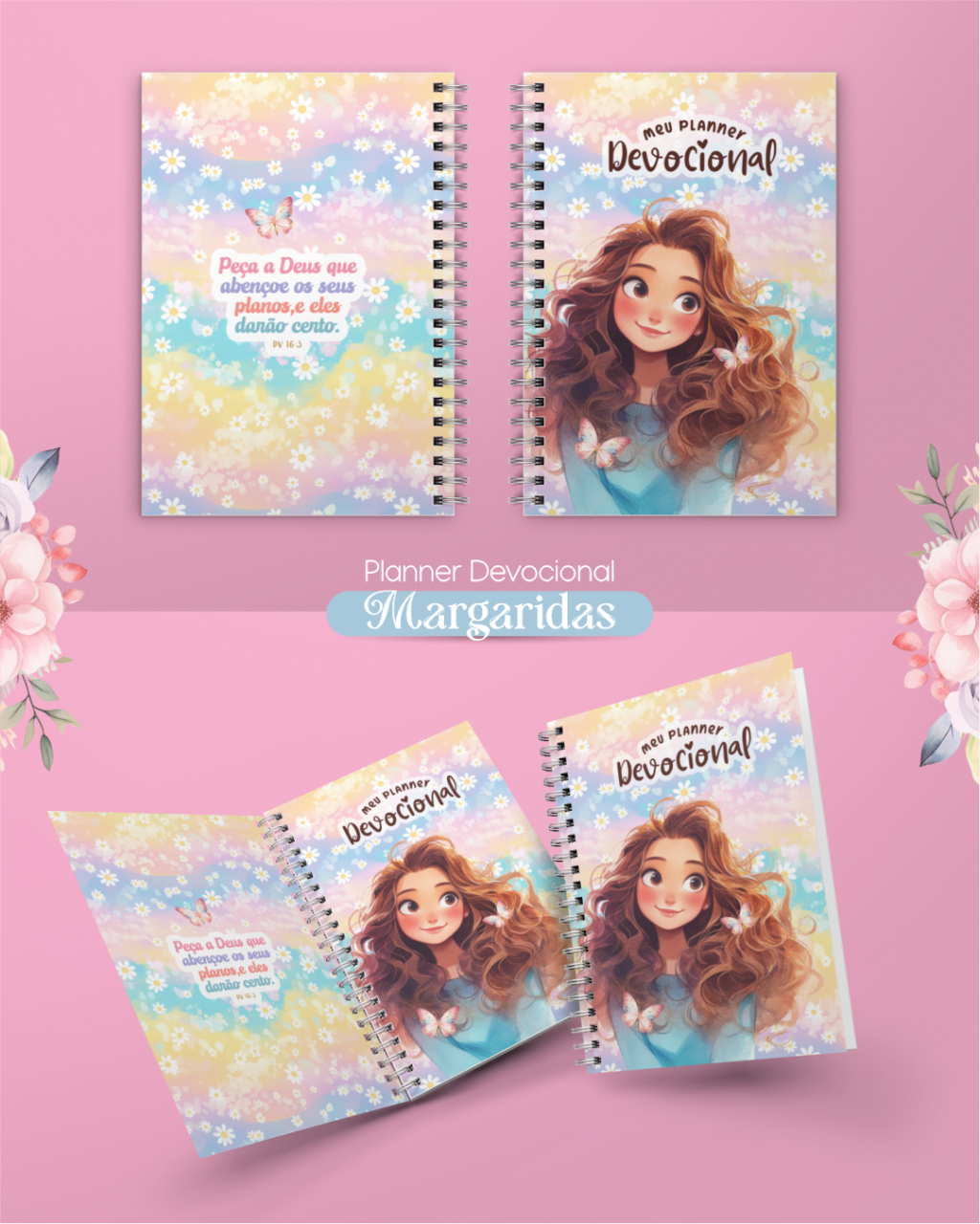 COMPLETO Kit Digital + Encadernação | Forte & Corajosa (Ana Flor) - Imagem 5