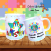 COMBO Autismo com Amor - Artes para Canecas - Imagem 4