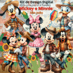 Mickey e Minnie São João - Kit Digital (Suelen)