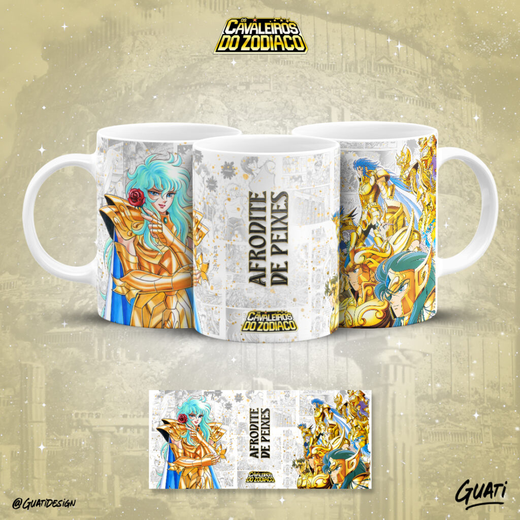 COMBO Cavaleiros do Zodíaco – Estampas Canecas (Lab51) - Imagem 18