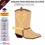 Bota Cowboy 3D - Topo de Bolo