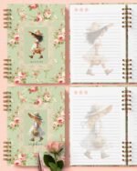 Kit 6 Capas e 6 Miolos Decorados Coleção Doce Menina (Bicho Papel) - Imagem 2