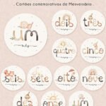 Cartões de Mesversário Boho | Printables (Ni Estudio)