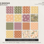 KIT Capas + Papéis - Tons Terrosos (Moldes da Lê) - Imagem 2