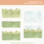 Dinossauros Aquarela - Kit Digital - Imagem 4