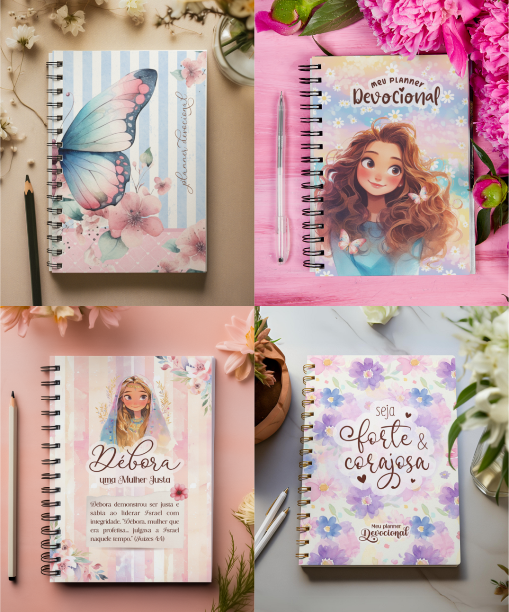 COMPLETO Kit Digital + Encadernação | Forte & Corajosa (Ana Flor) - Imagem 9