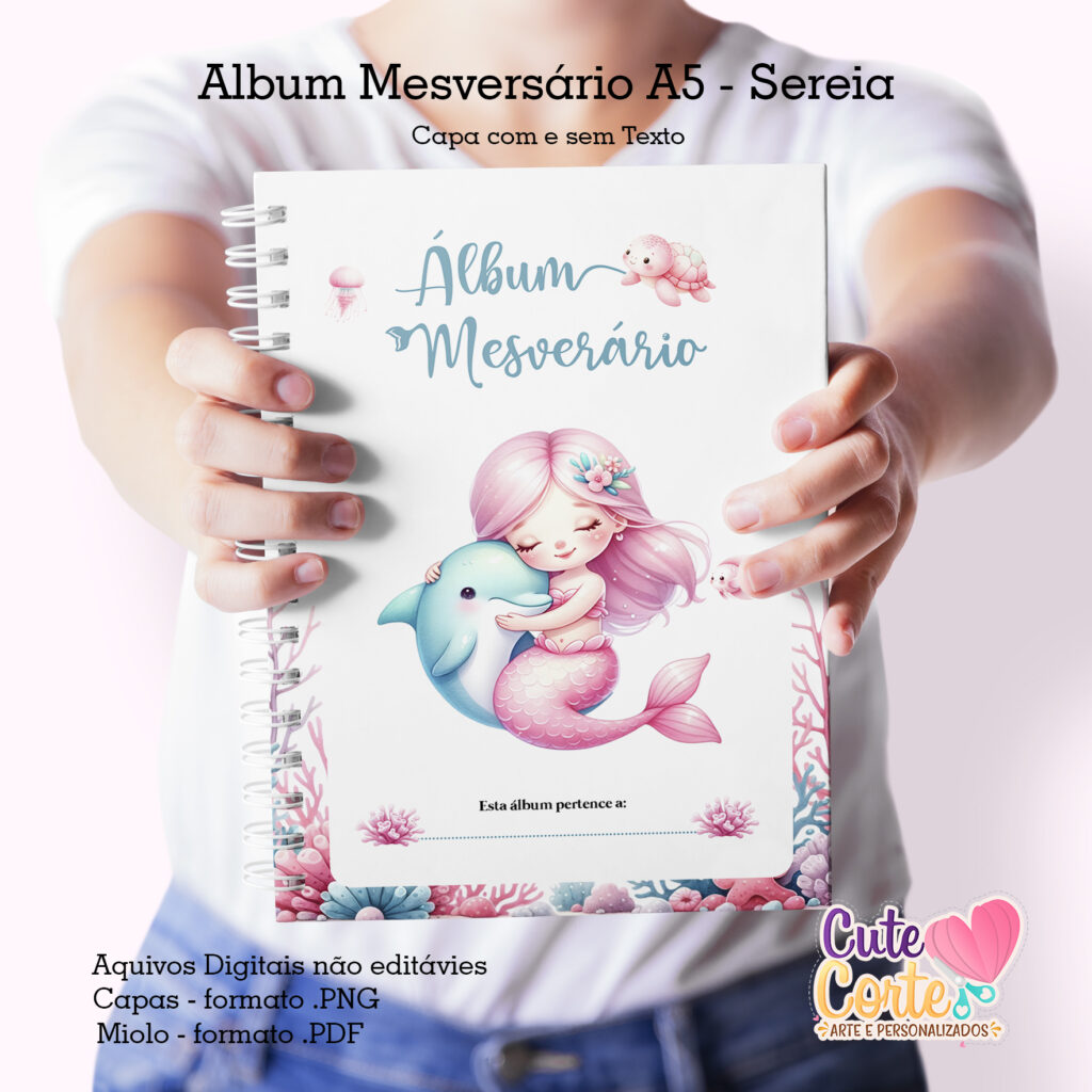 Álbum Mesversário – Sereia N.1 (Cute Corte) - Imagem 8