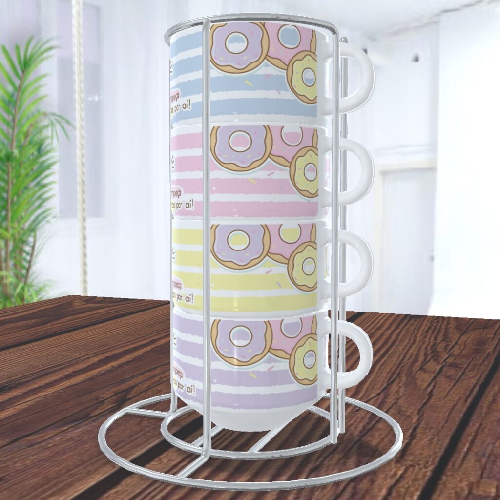 Torre Xícaras Bom dia (Yukina) - Imagem 3