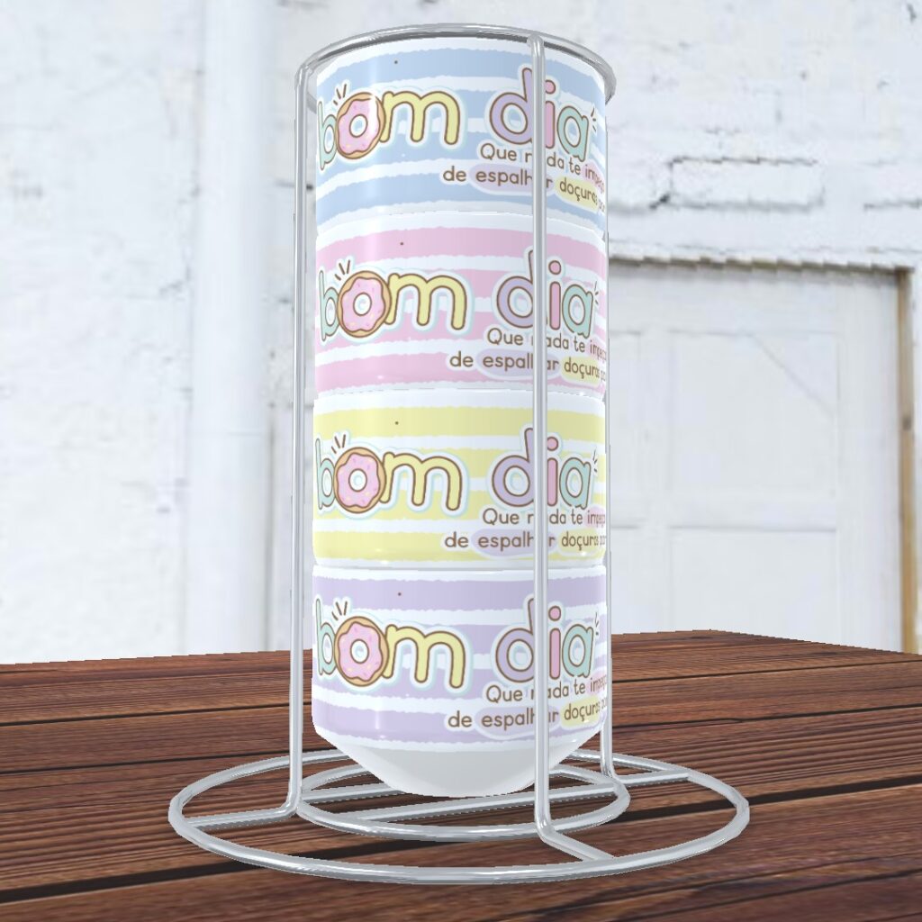 Torre Xícaras Bom dia (Yukina) - Imagem 2