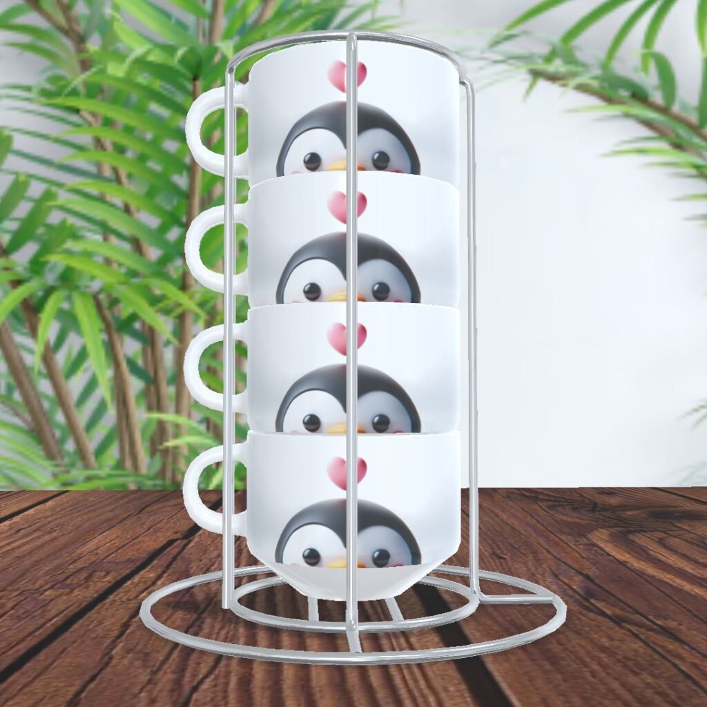 Torre Xícaras Bichinhos Cute (Yukina) - Imagem 7