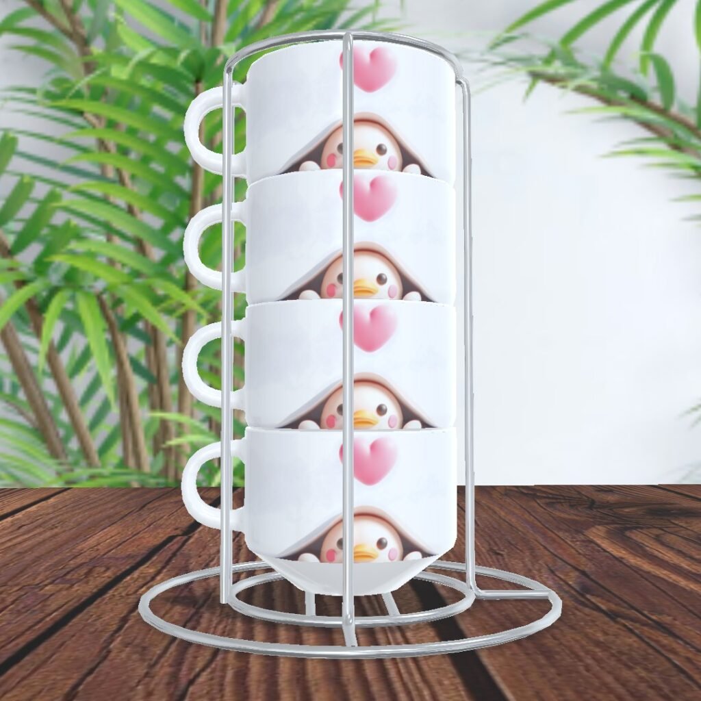 Torre Xícaras Bichinhos Cute (Yukina) - Imagem 9