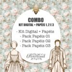 FlowerLand - Combo Kit Digital + Papéis 1,2 e 3 (Tita)