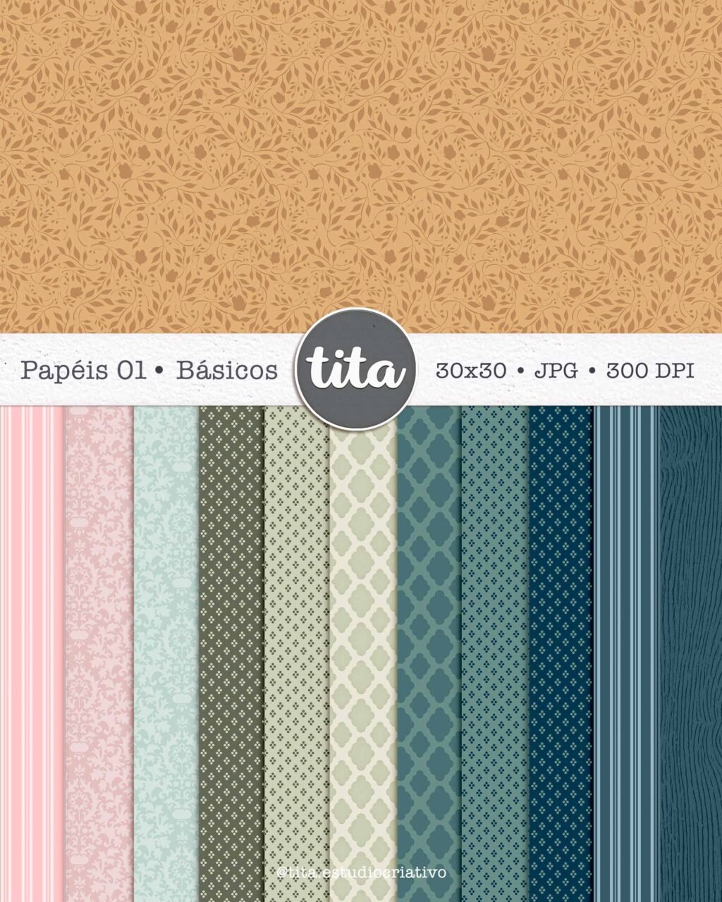 FlowerLand - Combo Kit Digital + Papéis 1,2 e 3 (Tita) - Imagem 9