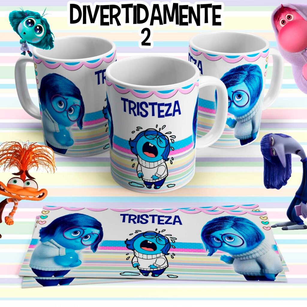 COMBO Divertidamente 2 – Artes para Canecas - Imagem 8