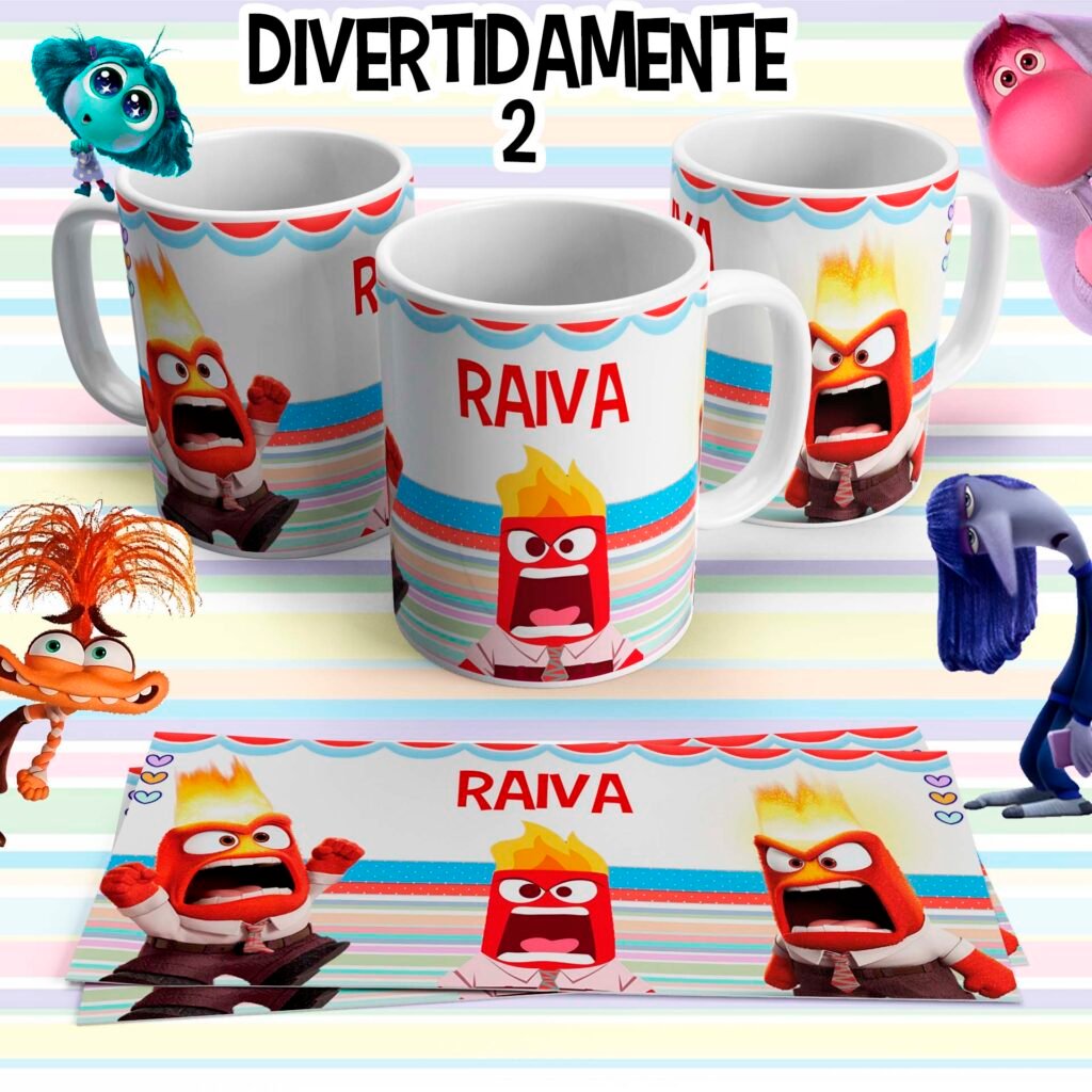 COMBO Divertidamente 2 – Artes para Canecas - Imagem 6