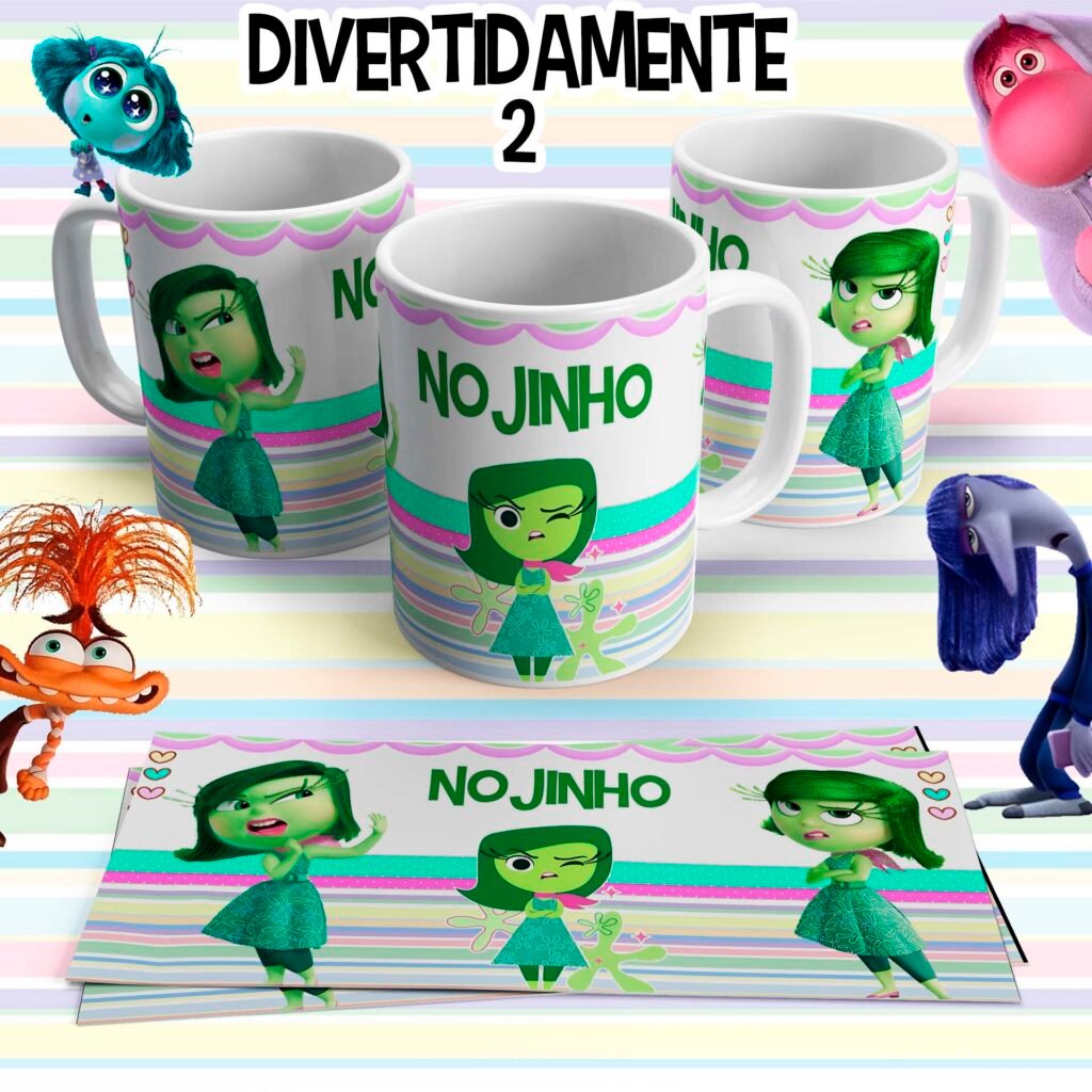COMBO Divertidamente 2 – Artes para Canecas - Imagem 7