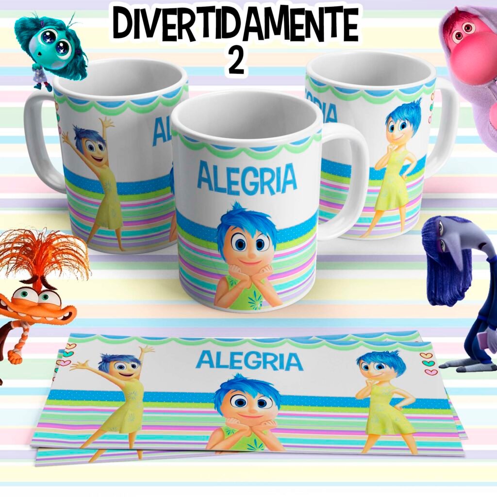 COMBO Divertidamente 2 – Artes para Canecas - Imagem 5