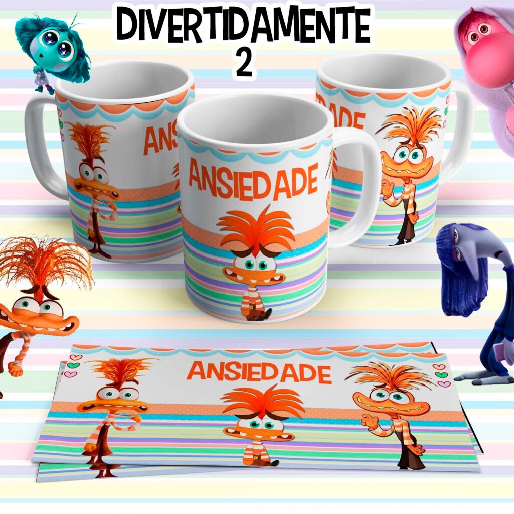 COMBO Divertidamente 2 – Artes para Canecas - Imagem 10