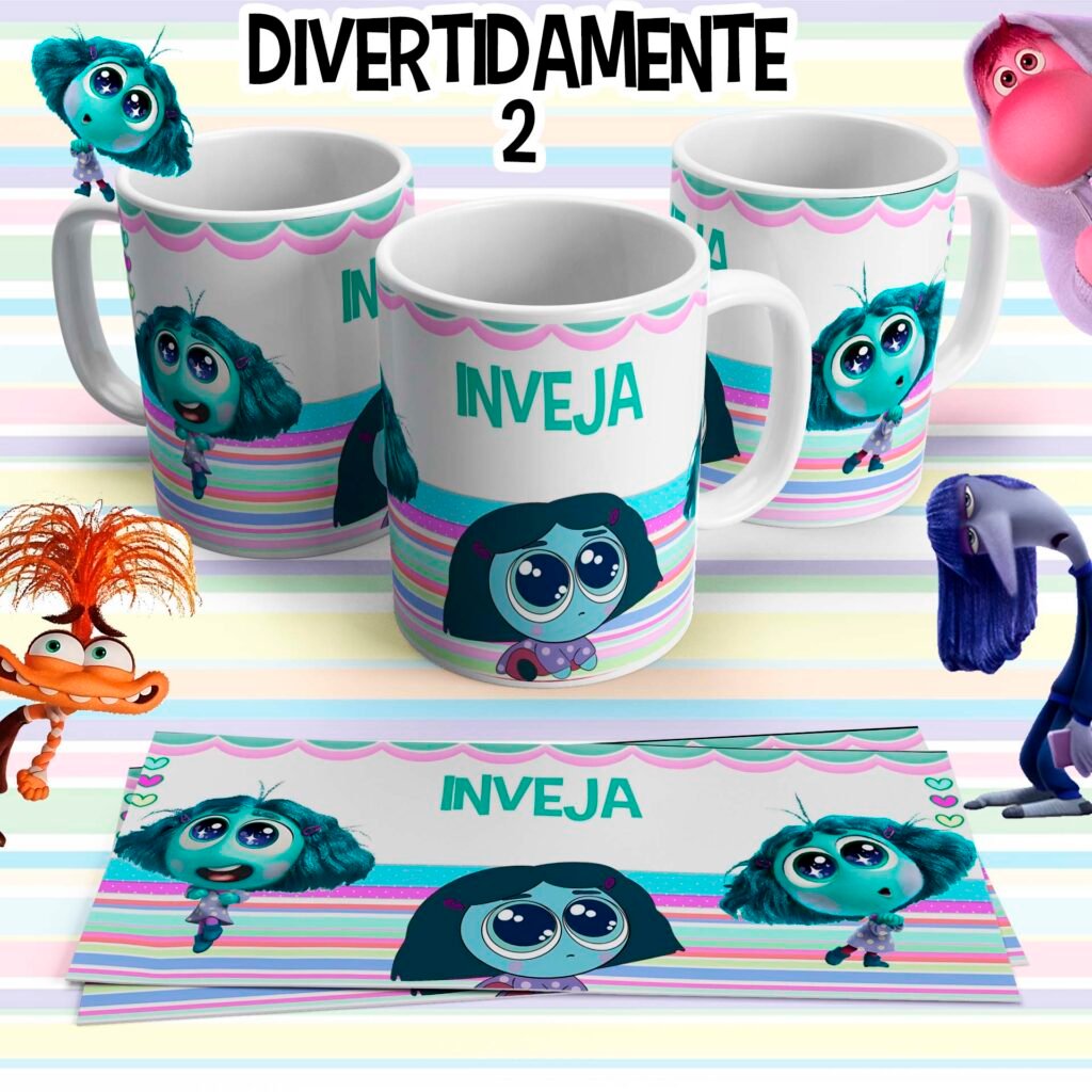 COMBO Divertidamente 2 – Artes para Canecas - Imagem 3
