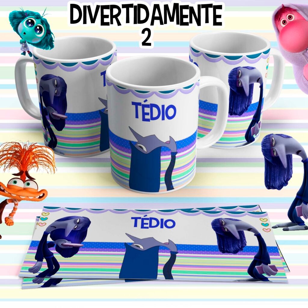 COMBO Divertidamente 2 – Artes para Canecas - Imagem 2
