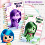 Kit Menina Emoções - Divertida Mente (Crys Arts) - Imagem 3