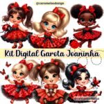 Garota Joaninha - Kit Digital