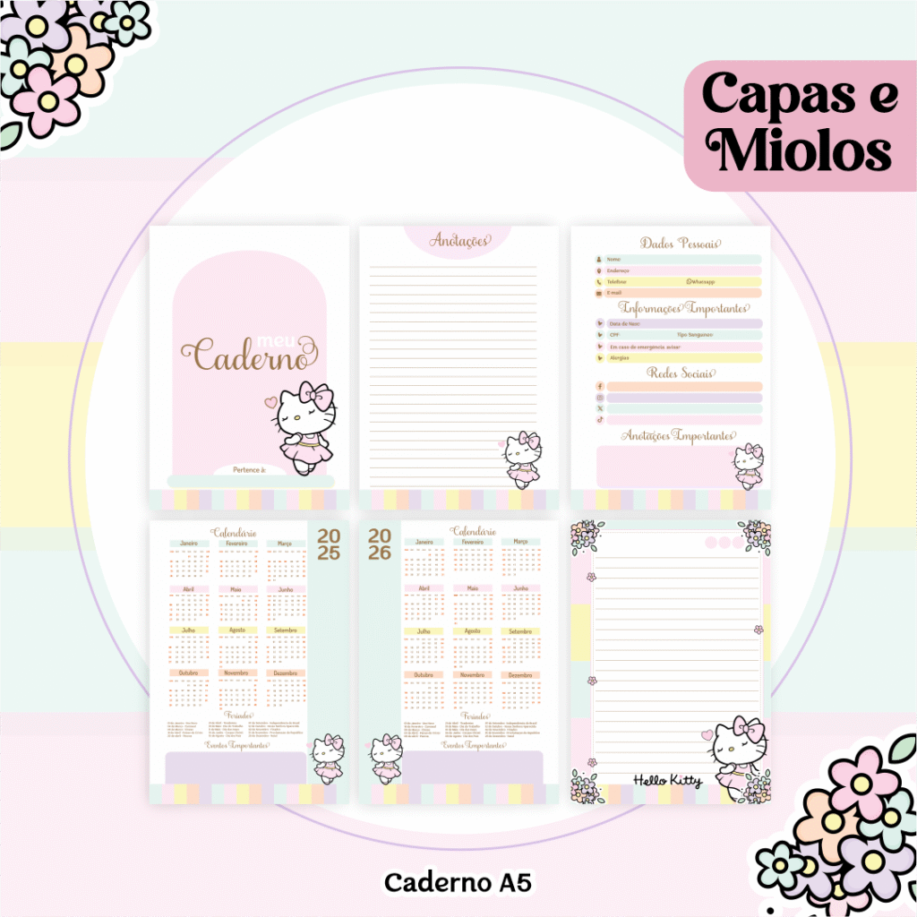 COMBO Hello Kit - Capas e Miolos 2025 (Pamella) - Imagem 5