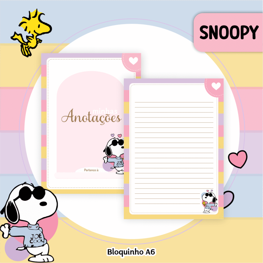COMBO Snoopy - Capas e Miolos 2025 (Pamella) - Imagem 12