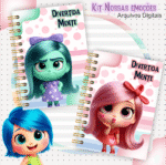 Kit Menina Emoções - Divertida Mente (Crys Arts) - Imagem 2