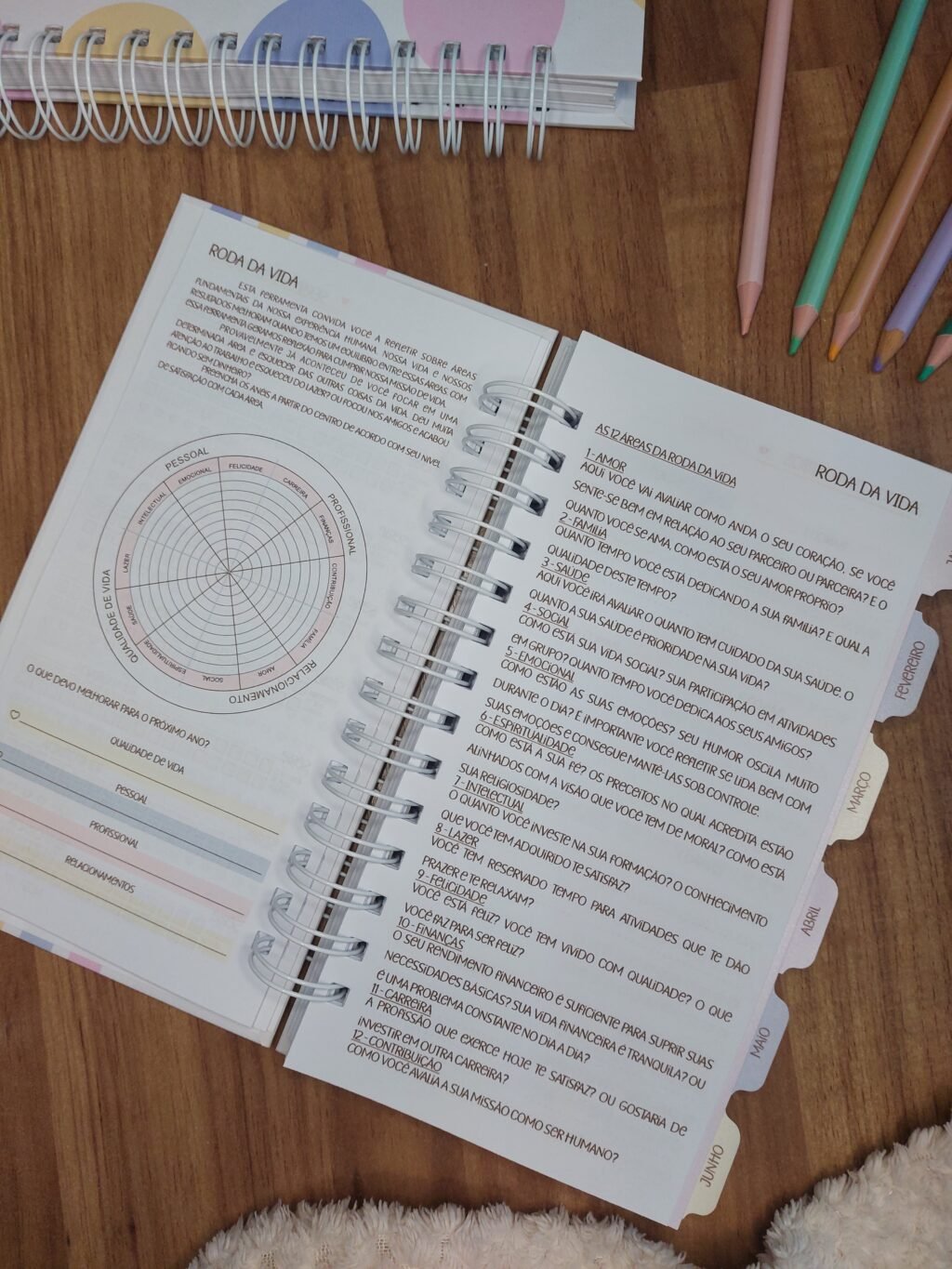 Planner Collors 2025 – Slim - Linha Collors 2025 (Marta Iurkiu) - Imagem 9