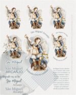 Kit Digital Ilustração São Miguel | Santinhos (Carinas Paper) - Imagem 2