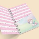 Caderno A5 - Unicórnio - Wire-o/Espiral (Telma Contel) - Imagem 6