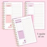 Miolo Agenda SEM DATA - 1 DPP - A5 - Wire-o/Espiral (Telma Contel) - Imagem 2