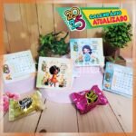 Kit 4 mini calendário de mesa com miolo – Meninas (Iza Nagliatti) - Imagem 4