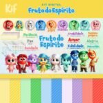 Kit Digital - Fruto do Espírito - Divertida Mente (Kif Criações)
