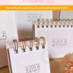 Calendários de Mesa 2025(Branco Papel)