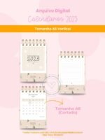 Calendários de Mesa 2025(Branco Papel) - Imagem 3
